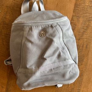 Lululemon small gray backpack, very new!